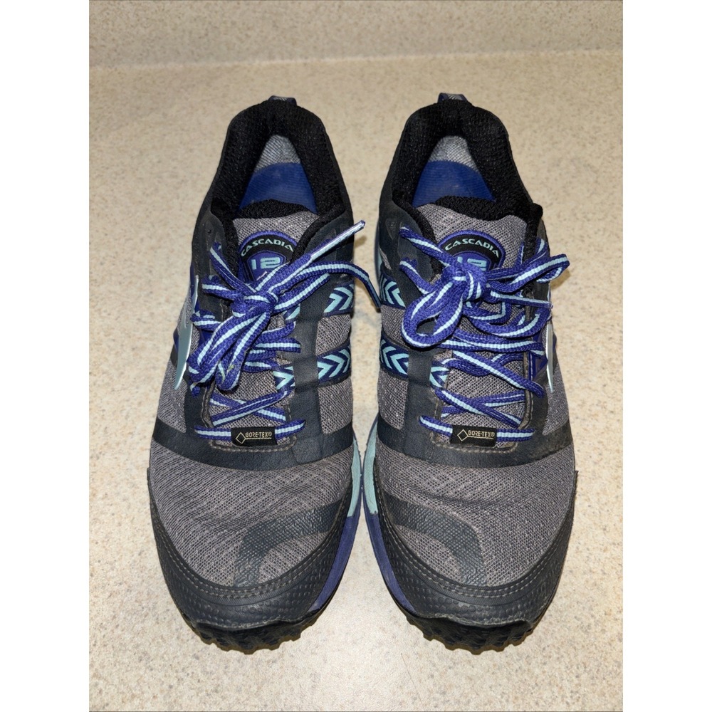 Brooks Cascadia 12 GTX Women's Size 8.5 Trail Running Shoes Gore Tex Waterproof